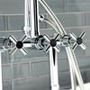 Aqua Vintage Deck-Mount Clawfoot Tub Faucet, Polished Chrome, Deck Mount AE8401DX